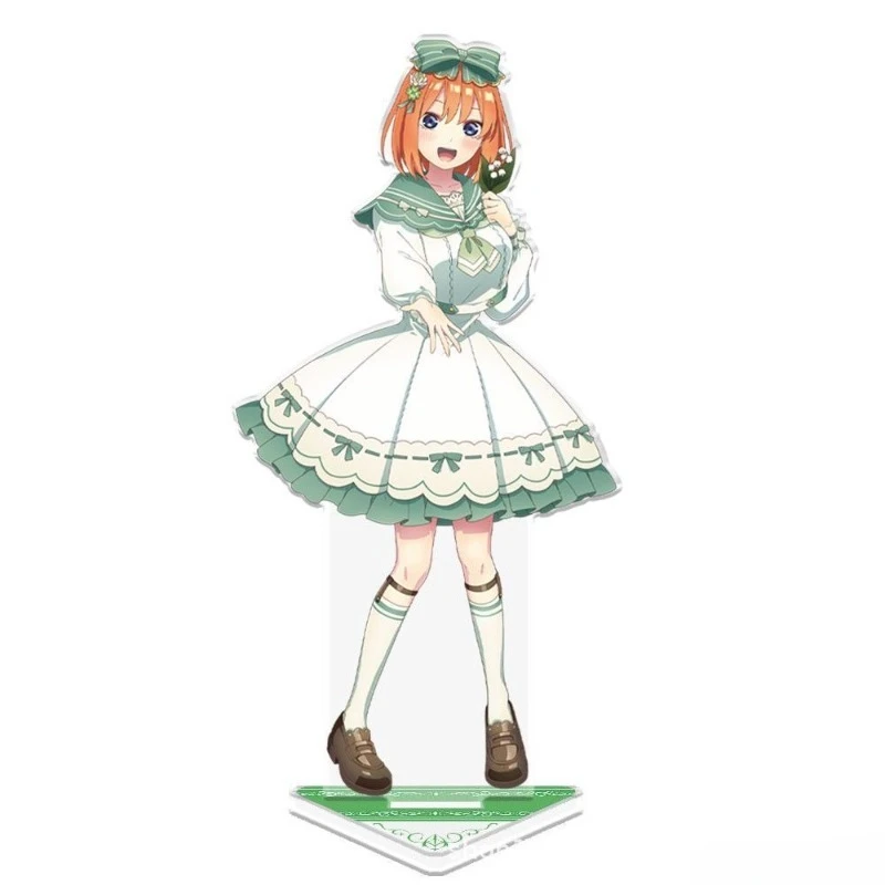 새로운 The Quintessential Quintuplets 나카노 이치카 니노 미쿠 애니메이션 만화 아크릴 스탠드 크리 에이 티브 소녀 하트 탁상 장식품