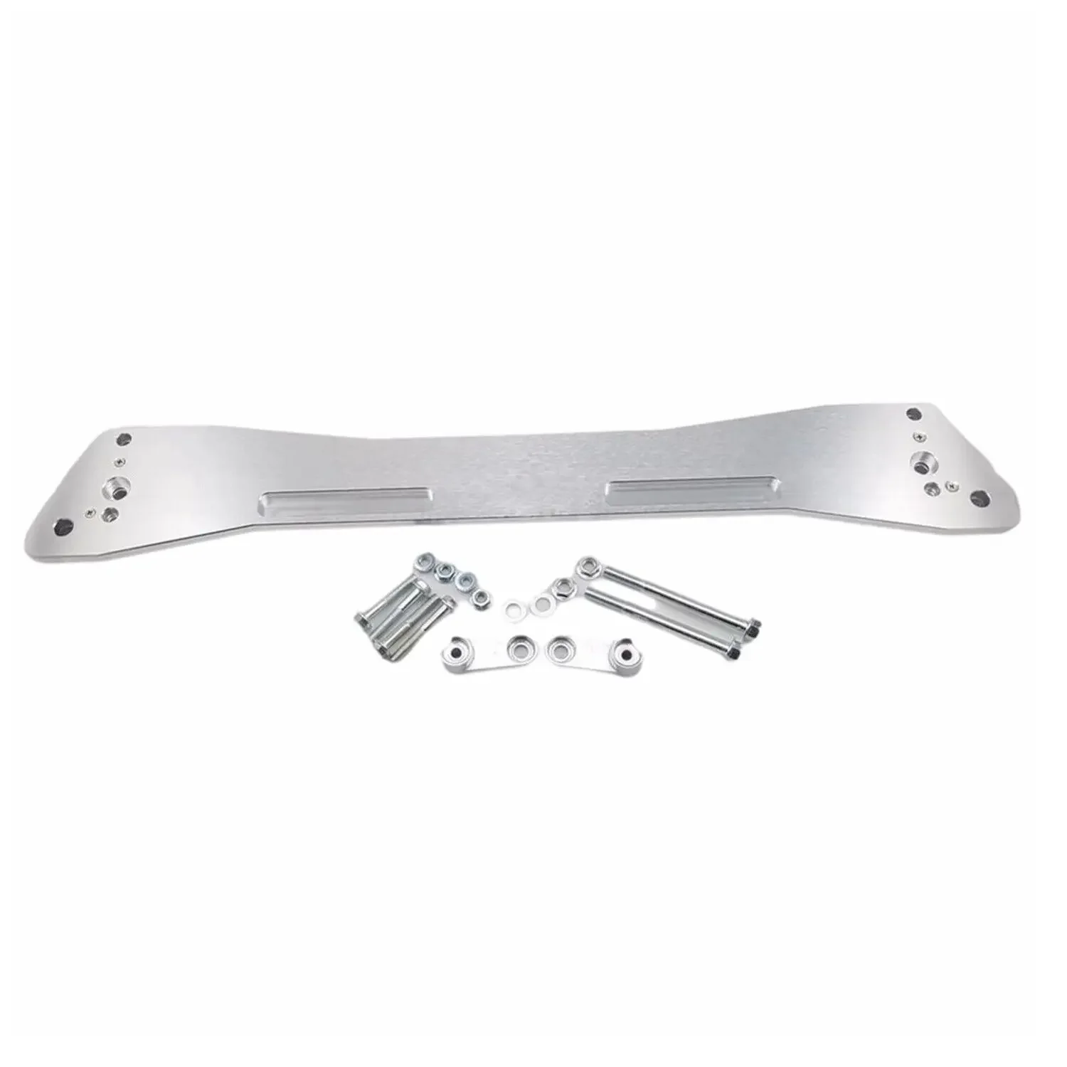 Cinta traseira do subquadro e barra de gravata para Honda Civic EG 1992-1995, braço de controle inferior prateado