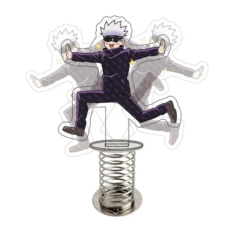 Anime Jujutsu Kaisen Gojo Satoru Shake Stand Model Double-Sided Brand Transparent Acrylic Desk Ornament Reduce Pressure