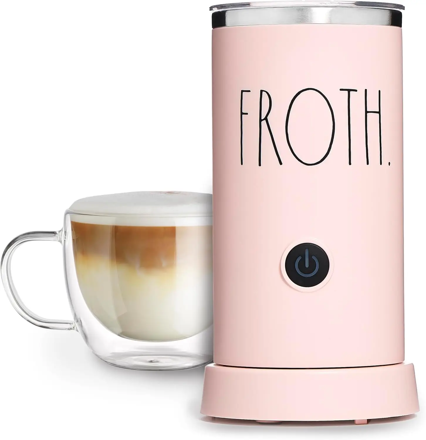 

Electric Milk Frother - Automatic Steam & Frother for Coffee, Latte, Cappuccino, Macchiato - 550W Hot Cold Foam Maker