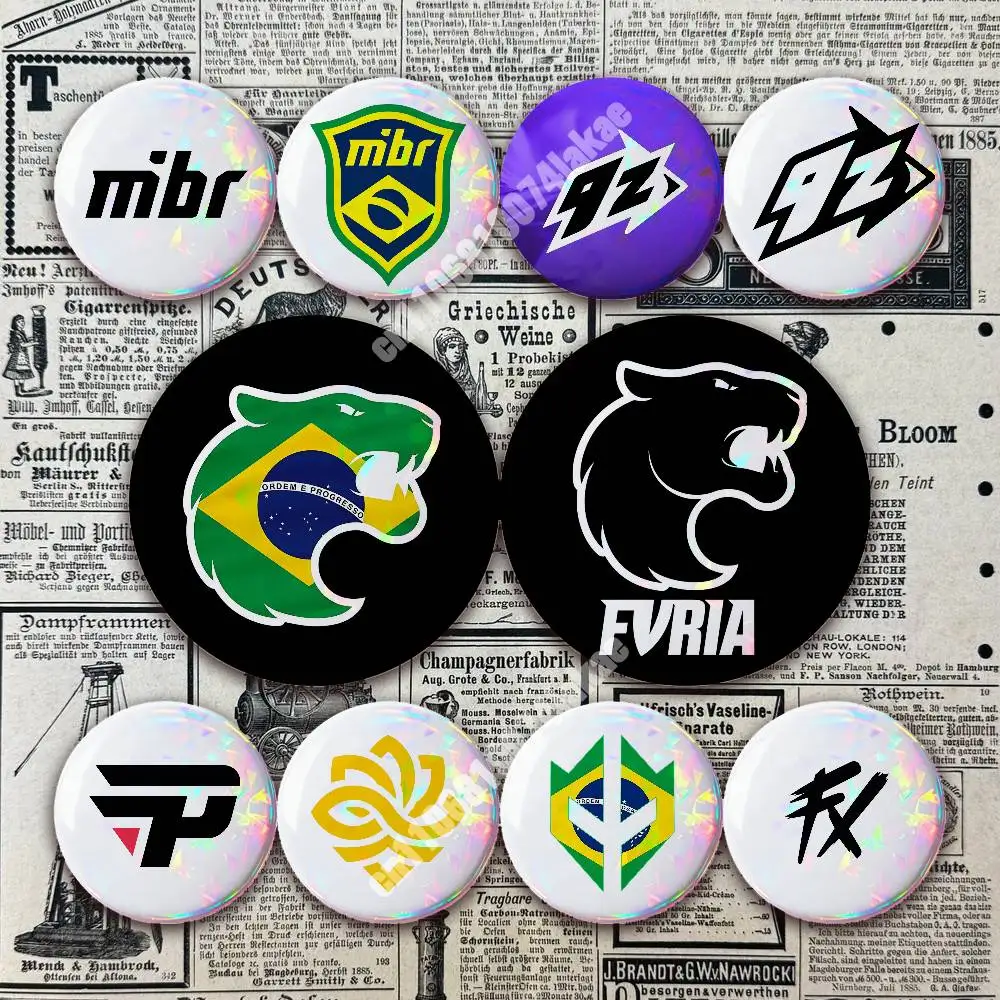 CS2 Brasil Teams Cologne Major 2026 Button Badge Set