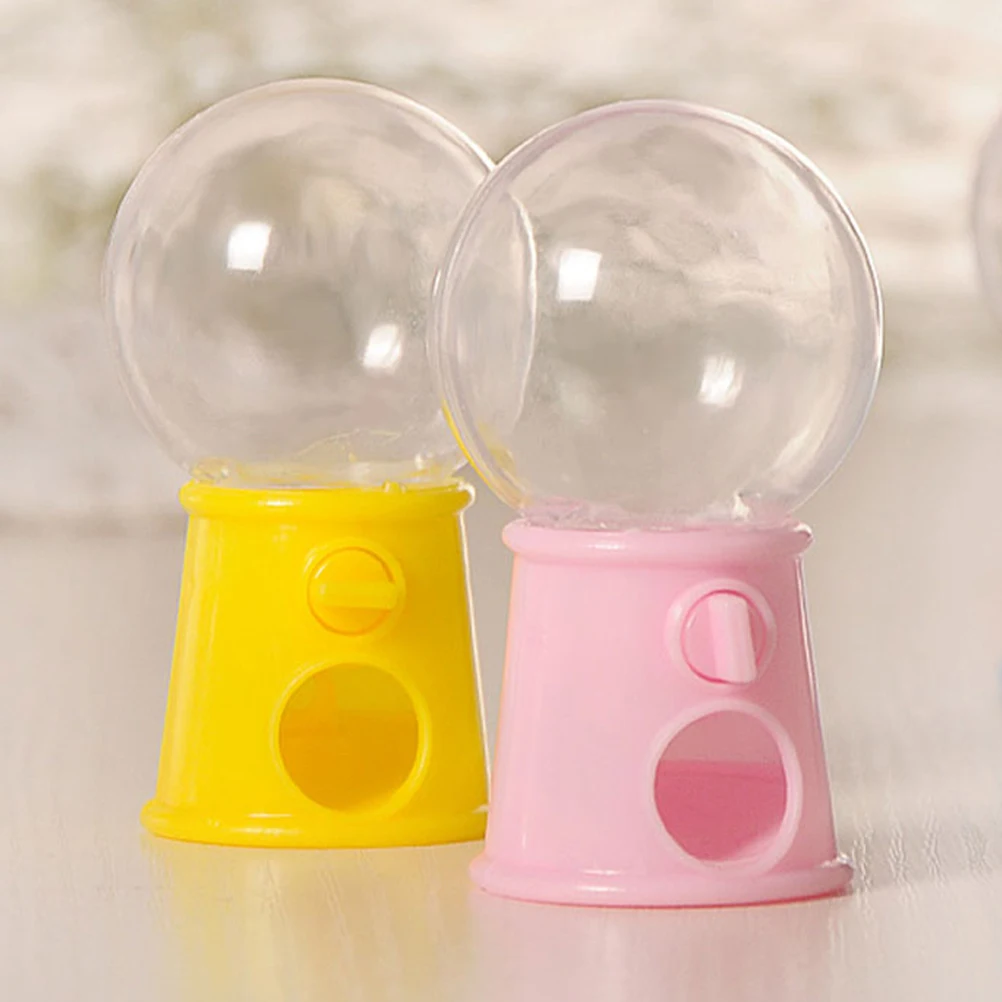 3pcs Candy Catcher Machines Mini Gumballs Machine Candy Boxes Gumballs Machines Toys Plastic Candy Dispenser Kids Party Favors