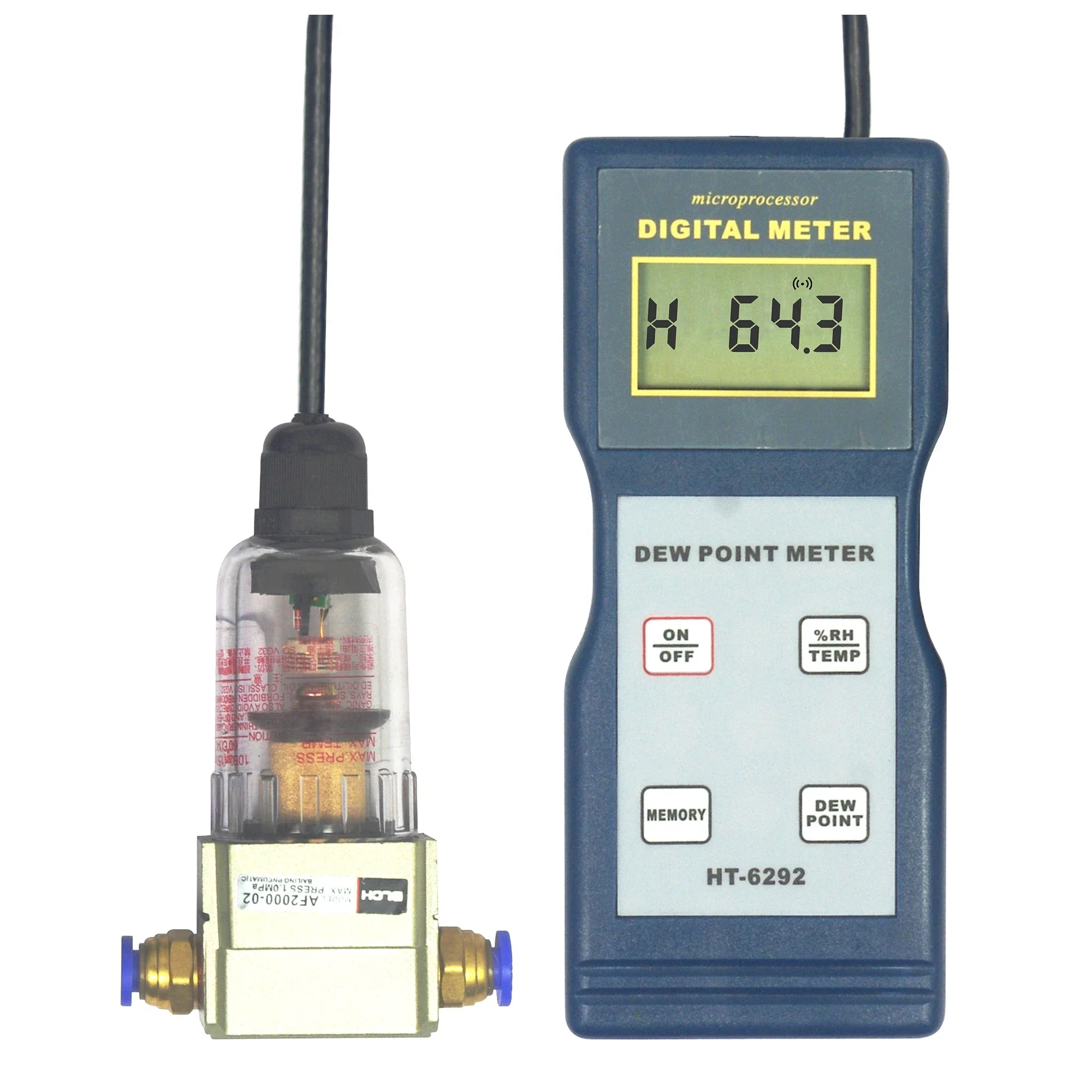 LANDTEK Portable Dew Point Meters for Compressed Air Dew Point Analyzer HT-6292