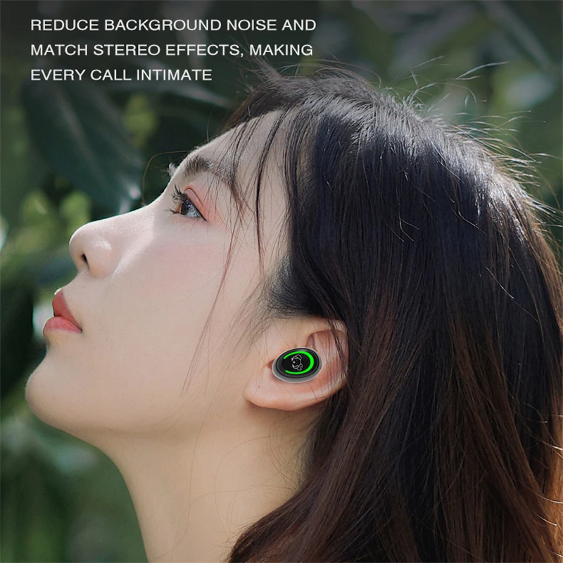 TWS Wireless Earphone Bluetooth Headphones Single Ear In-Ear Earbuds With Mic HD Call Headsets 15 Hours Play Time High Endurance