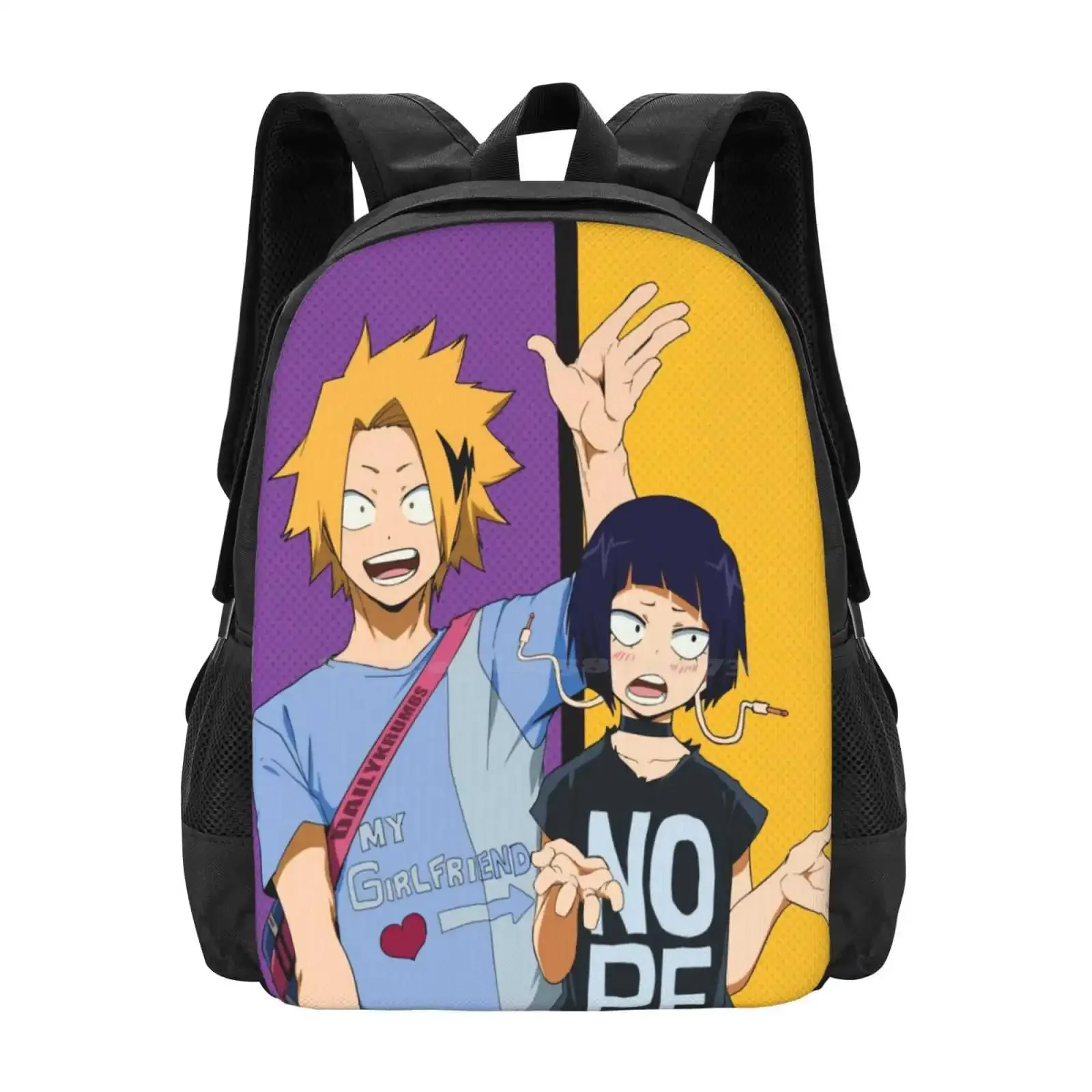 

A Wheey ~ Back Into Love Pattern Design Bagpack School Bags Kamijirou Dailykrumbs