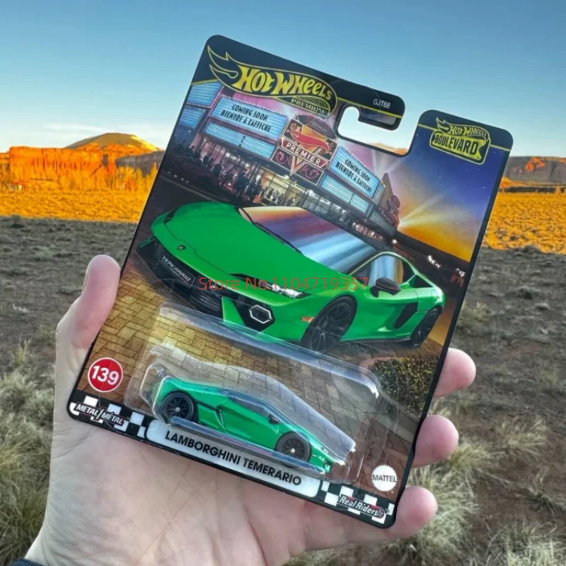 Hot Wheels Premium Boulevard 1:64 Diecast Modello di auto da collezione Ford GT Nissan Lamborghini Ford RS200 Veicolo in lega raccogliere il giocattolo