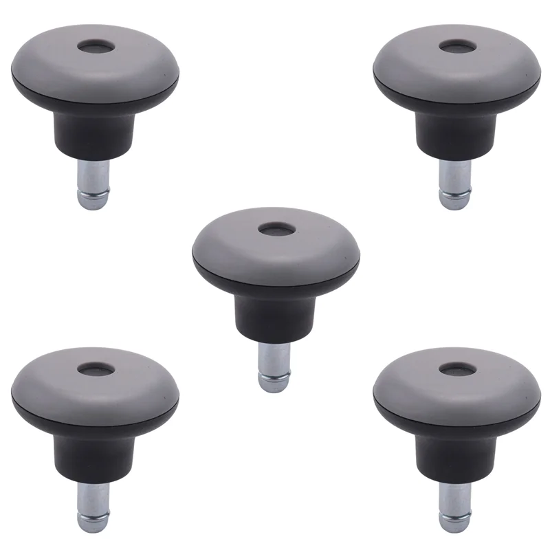 

A36T-5Pcs Bell Glides Replacement Office Chair Wheels Stopper Office Chair Swivel Caster Wheels, 2 Inch Stool Bell Glides