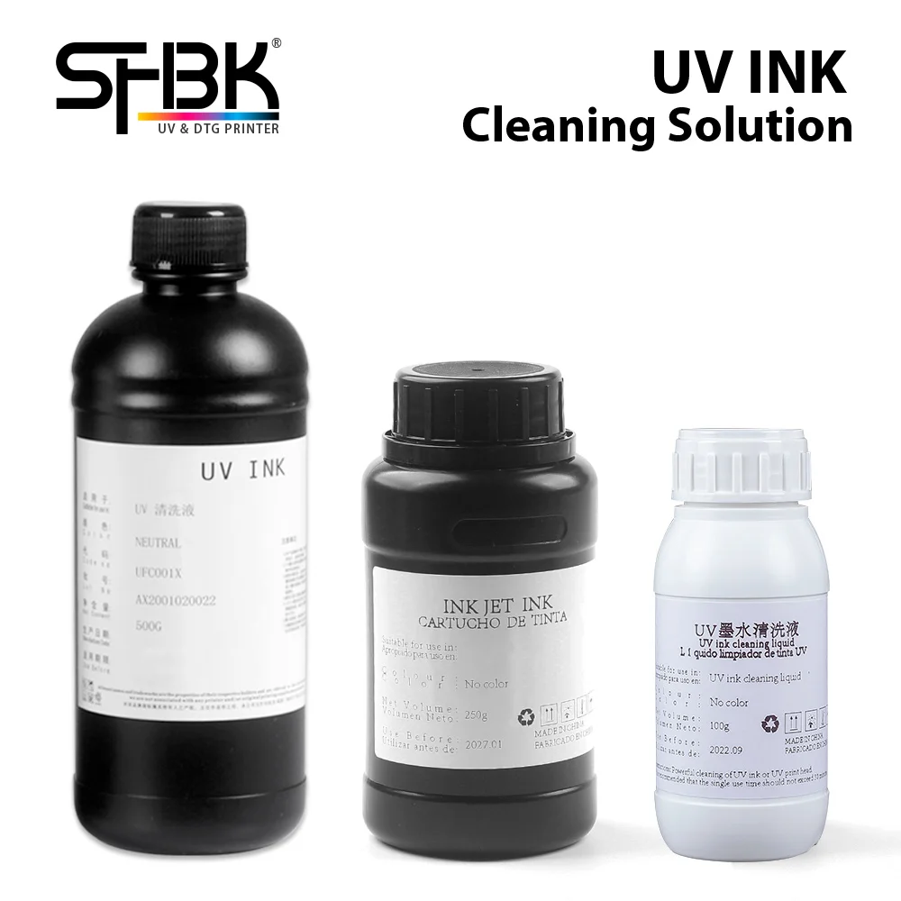 UV Ink Cleaning Solution, Clean Clogged UV Printer Print Heads, With Strong Oil-based Cleaning That Does Not Damage The Nozzle