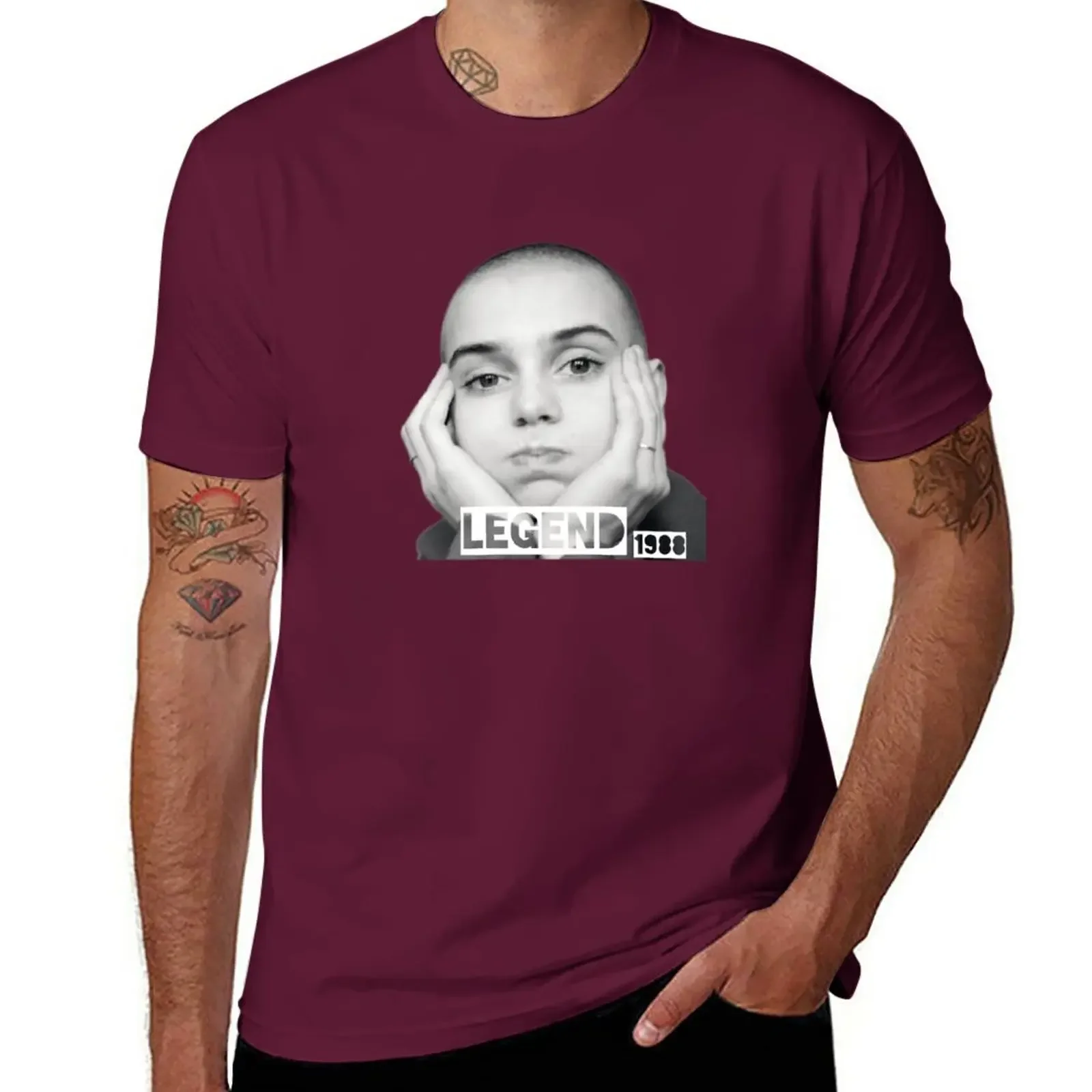 New Sinead O&apos connor Legend 1988 Graphic T-Shirt blank Short t-shirt graphic Men's t-shirts tshirts for men designer clothes