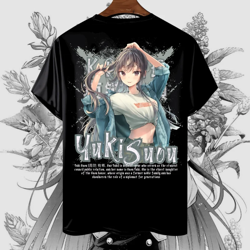  T-shirt Anime Roshidere YUKI SUOU Katun Premium 24s - Tshirt Distro Oversize Dewasa