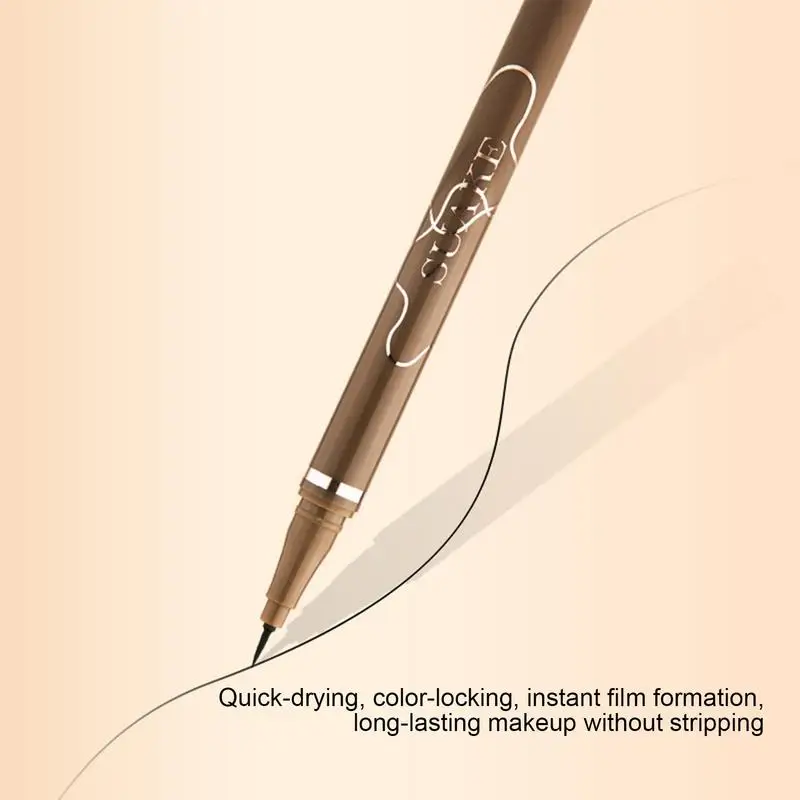 Stylo eye-liner liquide à séchage rapide, imperméable, longue durée, lisse, facile à documenter, maquillage, cosmétiques