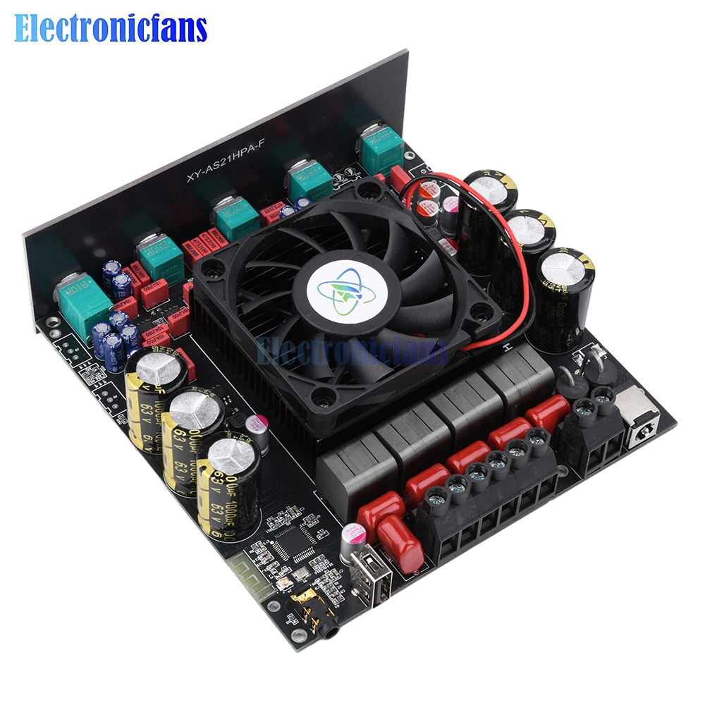 As21Hpa High-Power BT Digital Amplifier Board 2.1 Channel Subwoofer 300W * 2+600W Imported Tpa3255 Chip