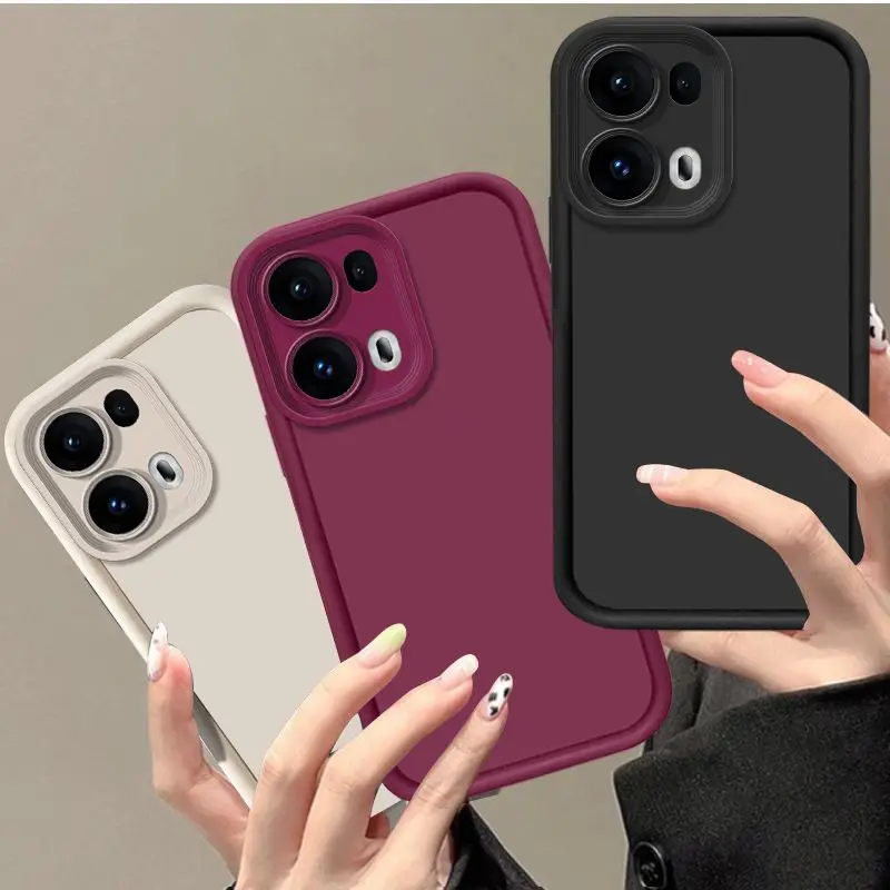 For OPPO Reno 16f reno16 Pro Reno 15 FS 14 13 Pro 15 F Case Anti-Scratch Bumper Cover Full Camera Protection Silicone Phone Case