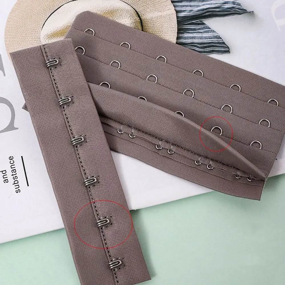 Strap 4 Rows 6 Hook For Bra Bra  Extension Buckle Lingerie Strap Intimates Accessories Bra Extenders Bra Extenders Strap