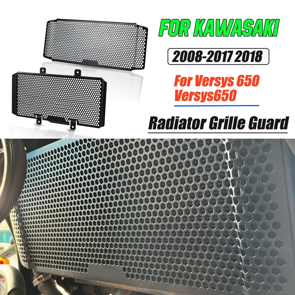 

Motocycle Radiator Grille Cover Water Tank Guard Protection FOR Kawasaki Versys 650 Versys650 2008 - 2014 2015 2016 2017 2018