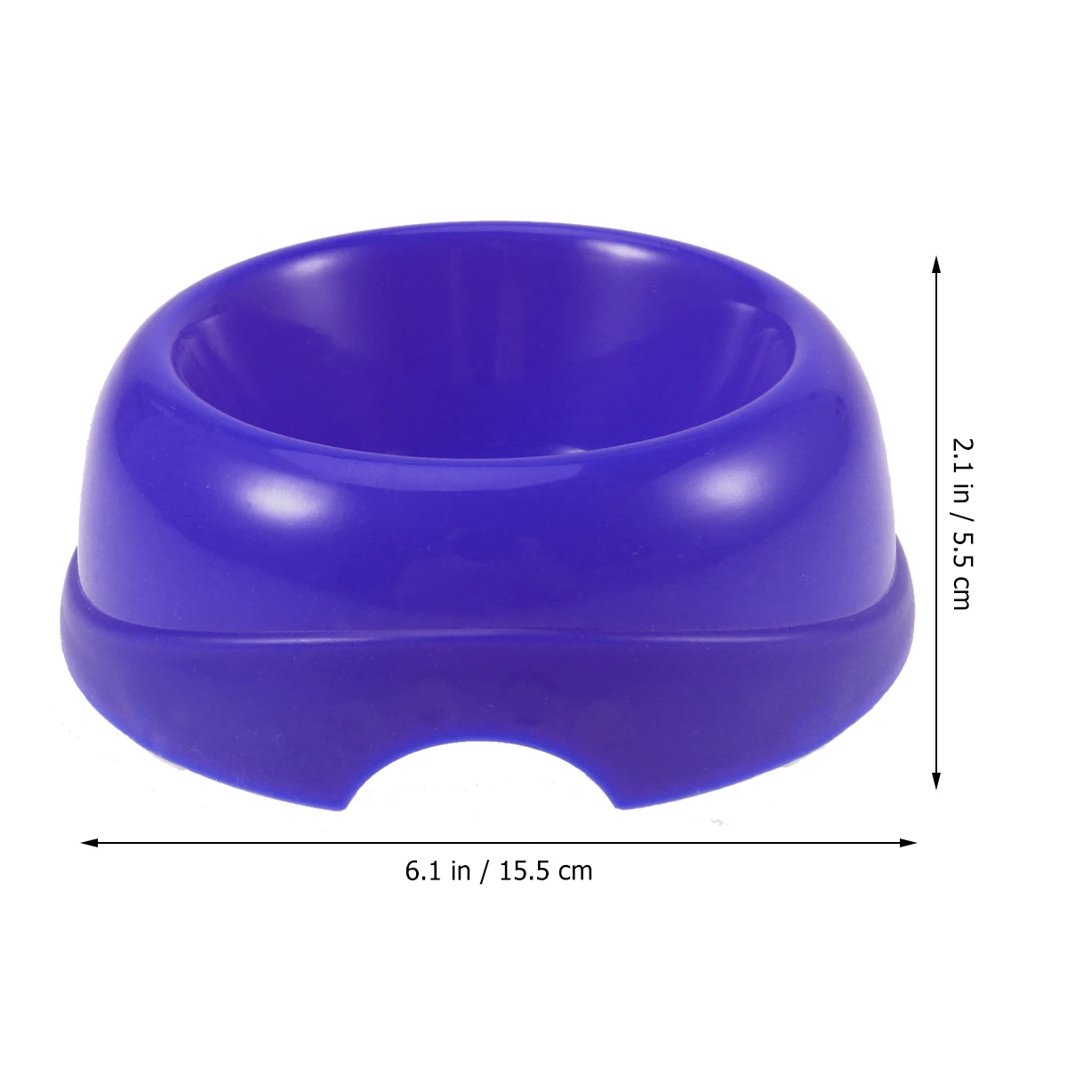 

2PCS Candy Colored Pet Feeding Bowl Lightweight Dog Cat Puppy Safe Premium Plastic Bowl Drink Water Accessories For Cats