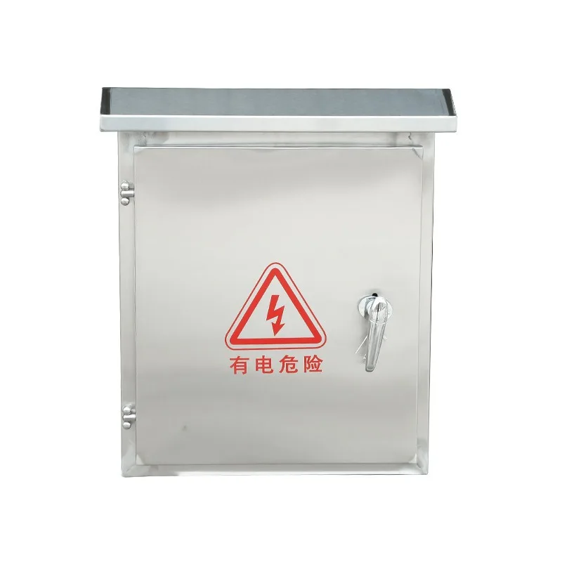 304 Stainless Steel Outdoor Waterproof Electrical Box 300X400X160mm Junction Base For EV Charger