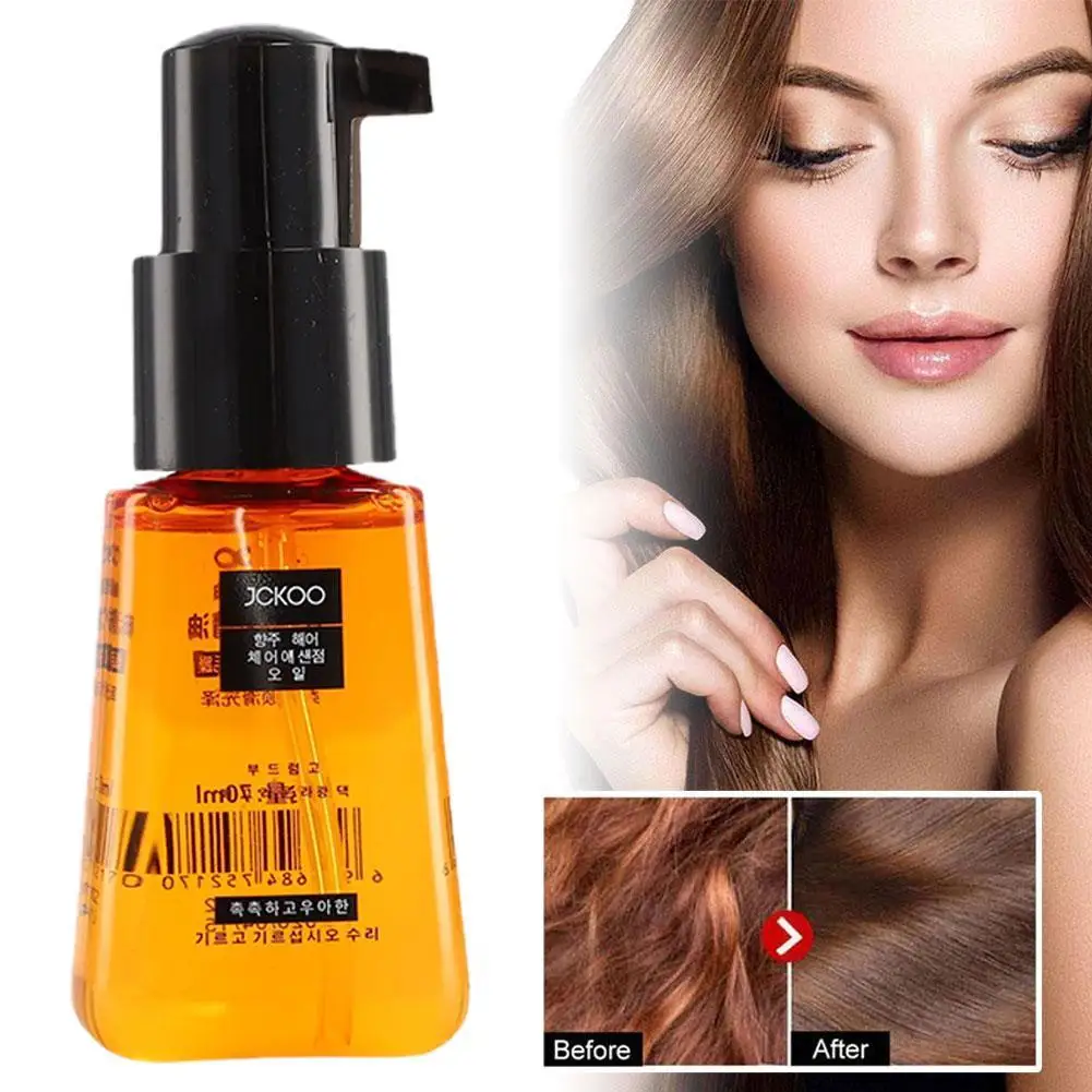 Morocco Argan Oil Hair Care Serum, Suavização, Reparação Suavizante, Frizz, Cabelo Danificado, Anti-Caspa, Produtos de Tratamento do Couro Cabelino, 70ml