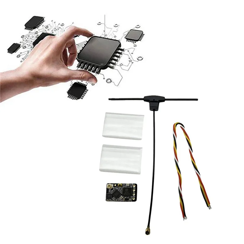 جهاز استقبال Reliablenano RX مع هوائي T لـ Jumper T-Pro Radiomaster TX16S FPV RC Racing Drone RX