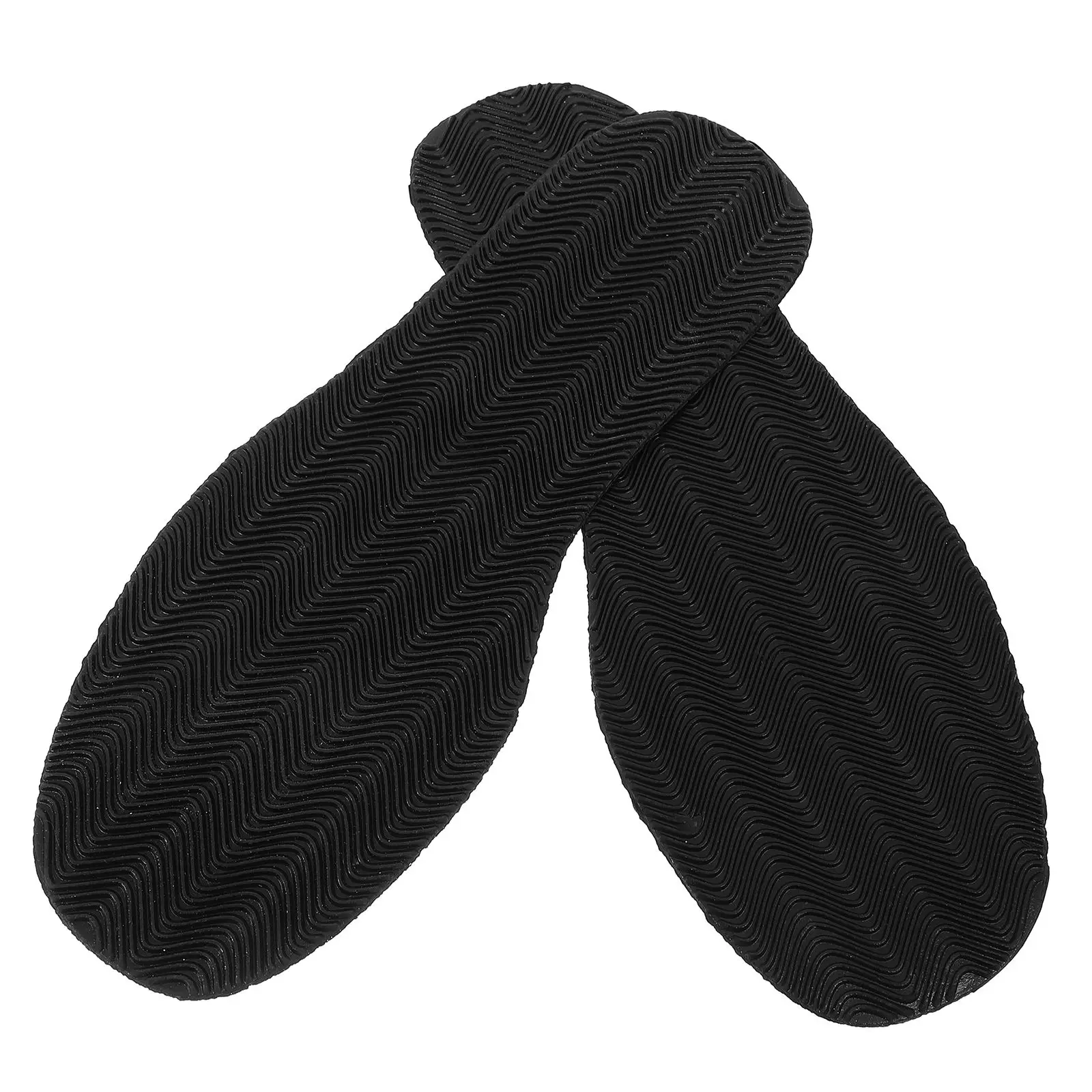 

2 Pairs Thin Shoe Sole Repair Anti-slip Rubber Soles Replacement Repair Pads for Shoes Silent Non-slip Sole Protectors