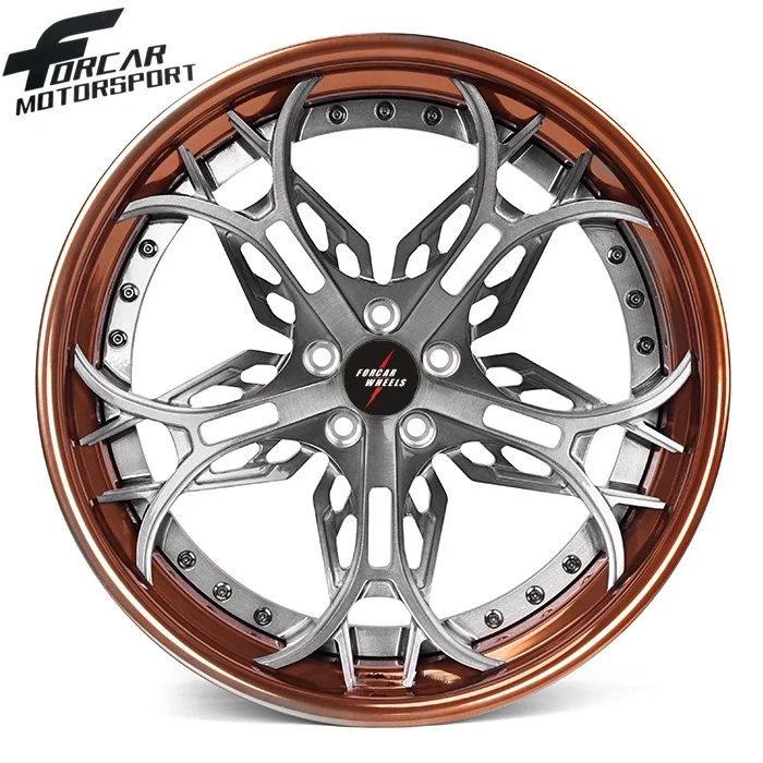 Forged Customized 1/2/3-Pcs High Quality Wholesale Price High Performance Alloy Car Wheels With Certificates