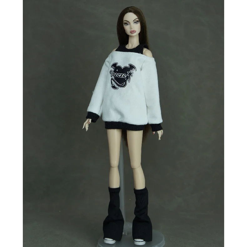 Neue 1/6 Skala Puppe Outfit Rock Bein Abdeckung Kleidung Set für 30 cm Dünne BJD Mädchen Puppen Dress Up Spielzeug puppenhaus Zubehör – Detail 2