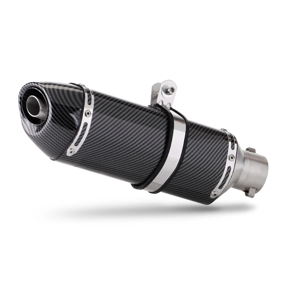 

STLF 51MM Universal Motorcycle Exhaust Muffler Yoshimura Modified Muffler Street Bike Exhaust for Z250 Z650 Cbr150r Cbr250rr R15