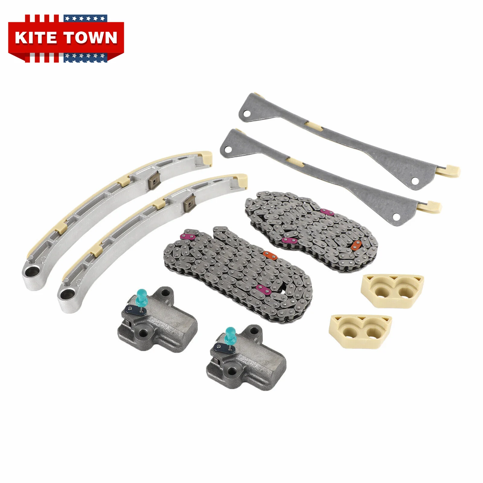 Engine Timing Chain Kit For Hyundai Santa Fe KIA Sorento Azera Genesis 3.8L 3.3L