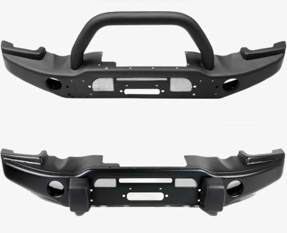 

Steel Front Bumper With Bull Bar Or Without Bull Bar For Jeep Wrangler JK 2007-2017 4x4 Offroad Accessories