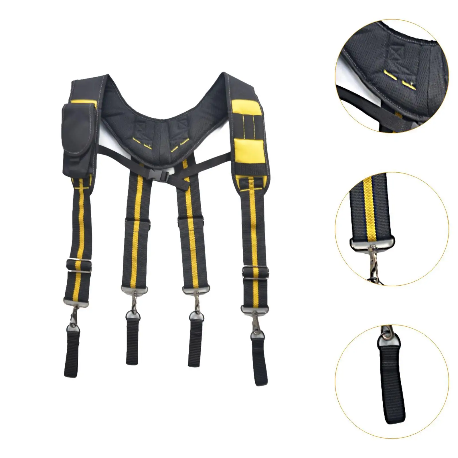 Tool Belt Suspender Padded Tool Belt Tear Resistant Tool Pouch Suspender Duty