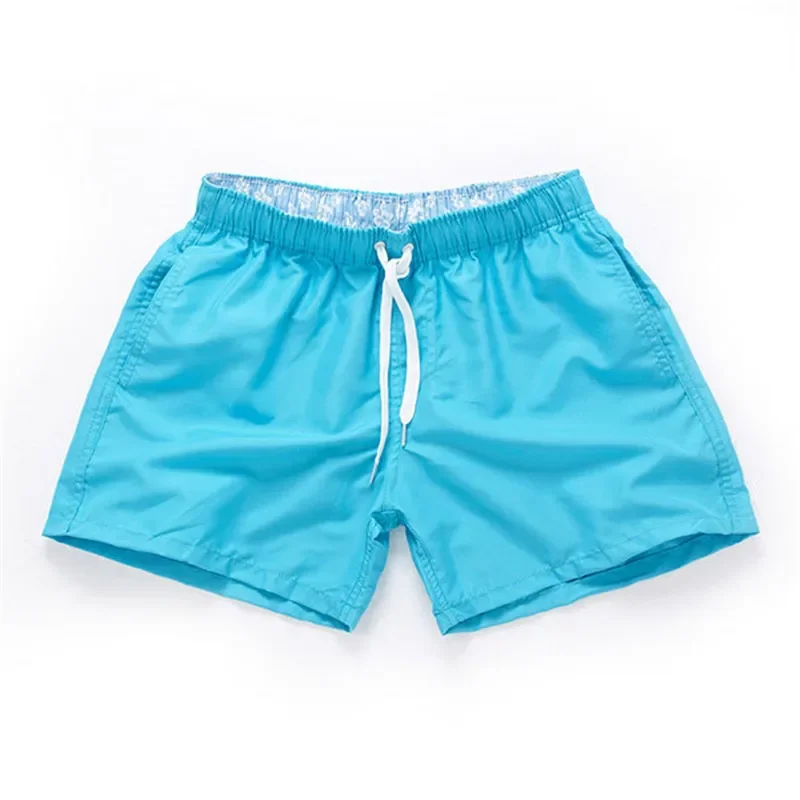 Men Casual Brand Shorts Swimsuit Pocket Quick Dry Swimming Shorts For Men Swimwear Summer Bathing Beach Wear Swim Trunks Surf