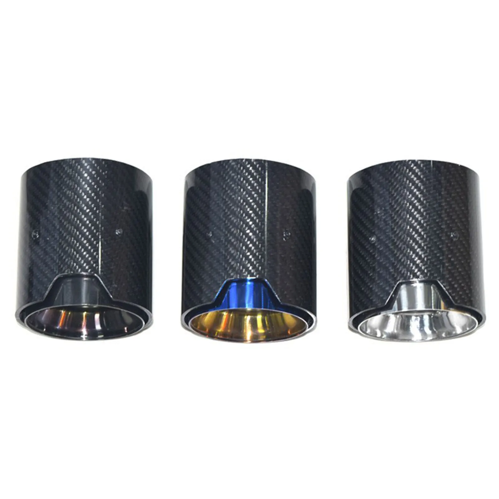 

Car 70mm Inlet For BMW M2 M3 M4 carbon fiber tailpipe with muffler F80 F82 F83 F84 F87 exhaust pipe tip nozzle exhaust head