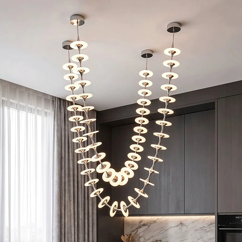 Nordic home decoration  crystal chandelier  restaurant chandelier chandelier ceiling lamp villa chandelier indoor lighting lamps