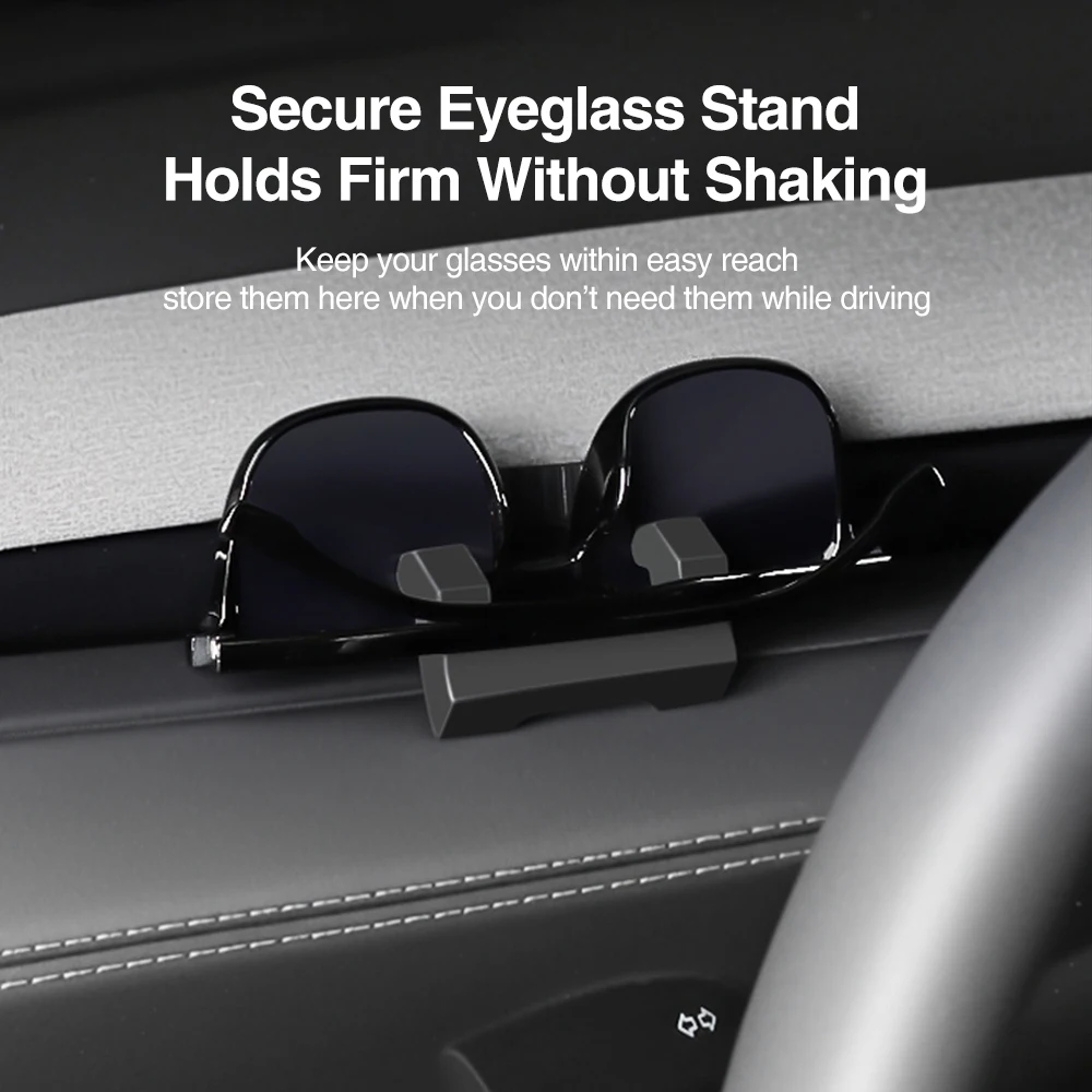 Heenvn Silicone Dashboard Air Vent Mount 2in1 Phone & Eyeglass Holder For Tesla Model 3 Highland /Y Juniper 2025 Freely Slidable