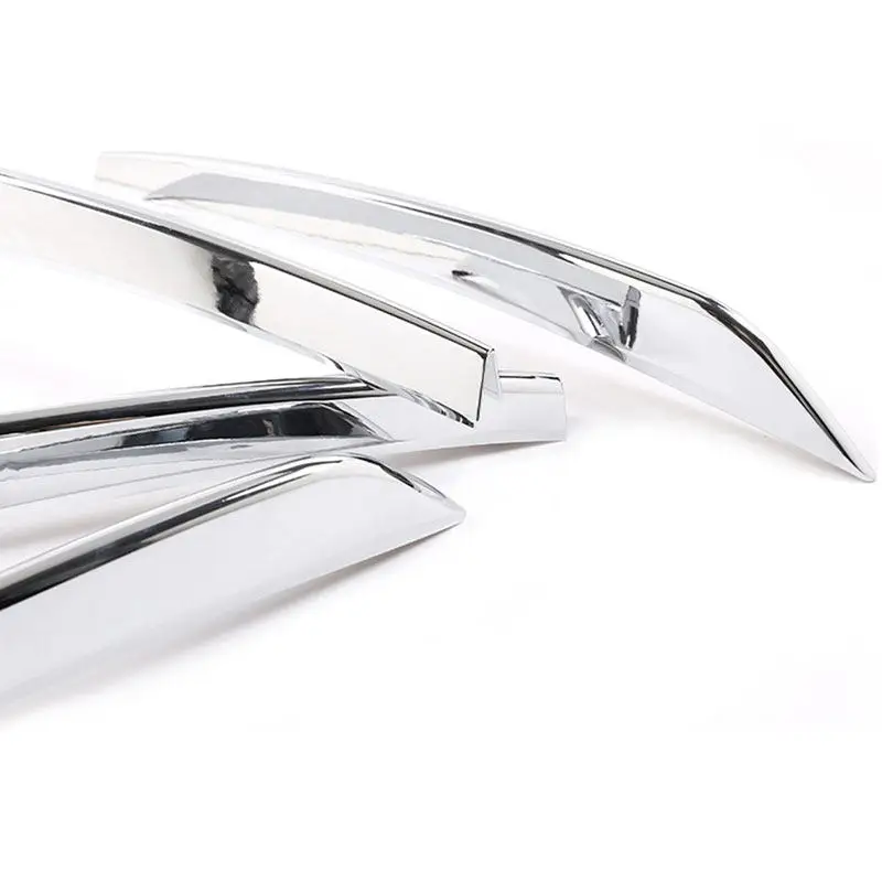 For Mercedes Benz GLC Class X253 2020 ABS Chrome Car Front Fog Light Strips Air Intake Grille Cover Trim Accessories