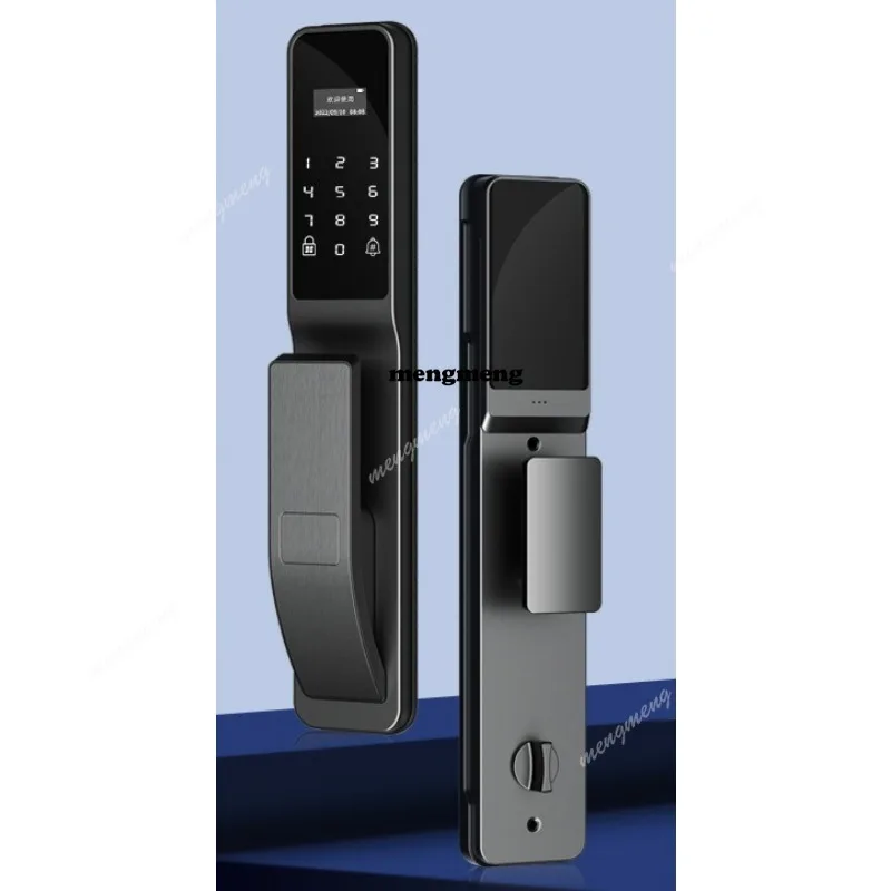Entry door password lock, electronic automatic fingerprint, home security door, smart door lock