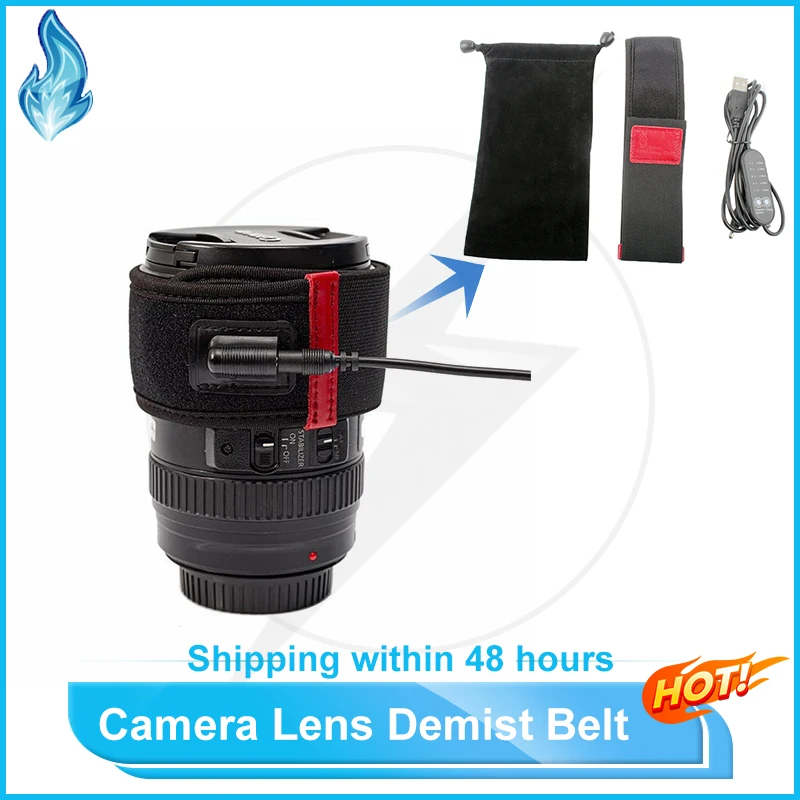 

USB Camera Lens Heater Len Telescope Anti-condensation Heating Belt Demist Heating Pad Plate Warmer Heater For Nikon Sony