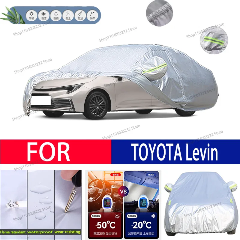 

For TOYOTA Levin Car clothing sun protection snow prevention antifreeze car protective cover auto cover