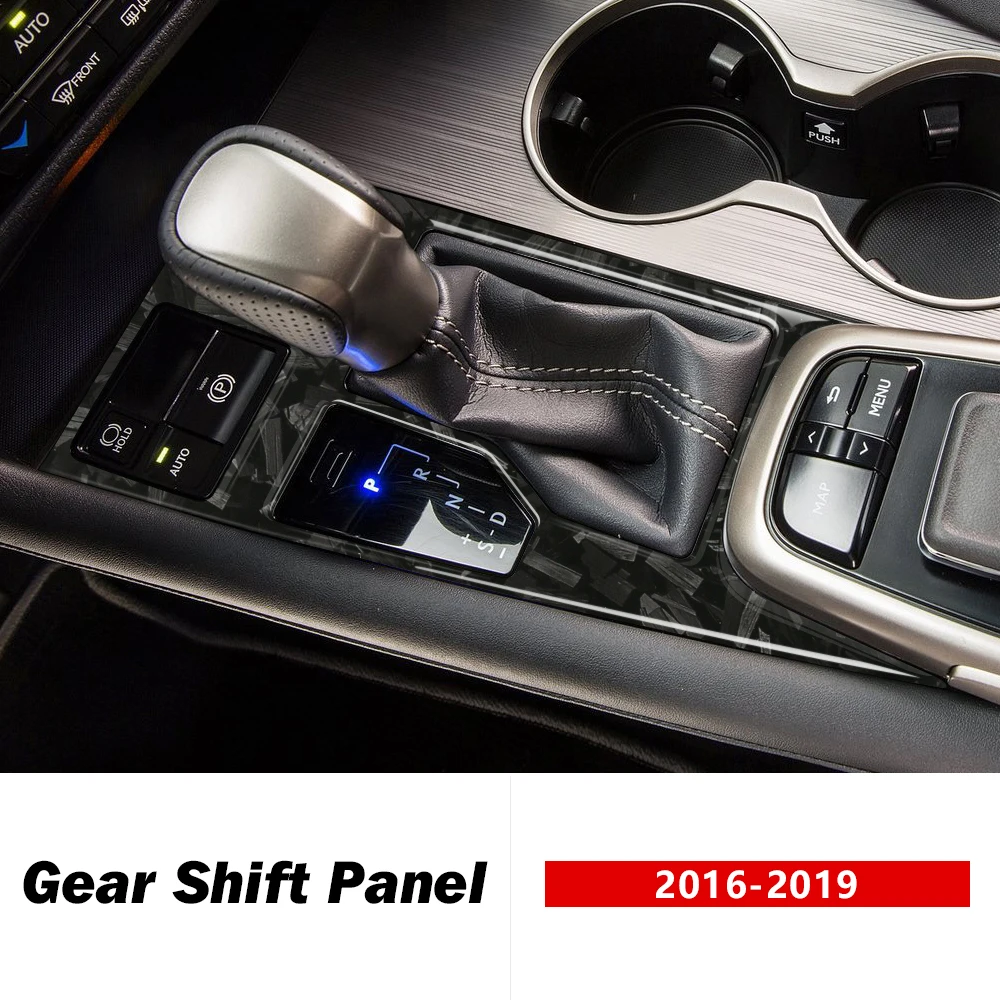 For  Lexus RX350 RX450h 2016 2017 2018 2019 Car Gear Shift Panel Cover Trim Vinyl Decals Stickers