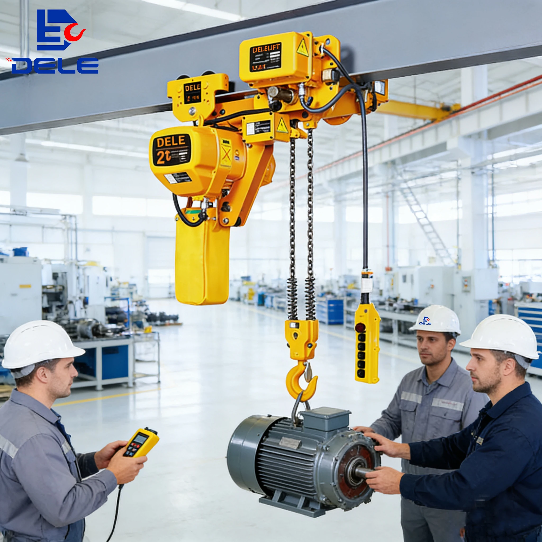 

1 Ton Electric Chain Hoist 380V 1000Kg Capacity Professional Industrial Grade Power Hoist for Construction Crane Equipment