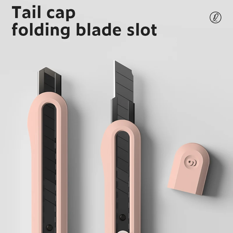 Nusign Professional Paper Cutter with Black Blade - Fashion Color Sharp Cutting Knife for Office & Craft Use