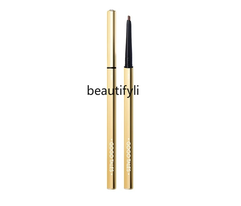 Small Gold Diamand Extremely Fine Eyeliner Crouching Silkworm Waterproof and Durable Not Smudge Bevel Flat Head