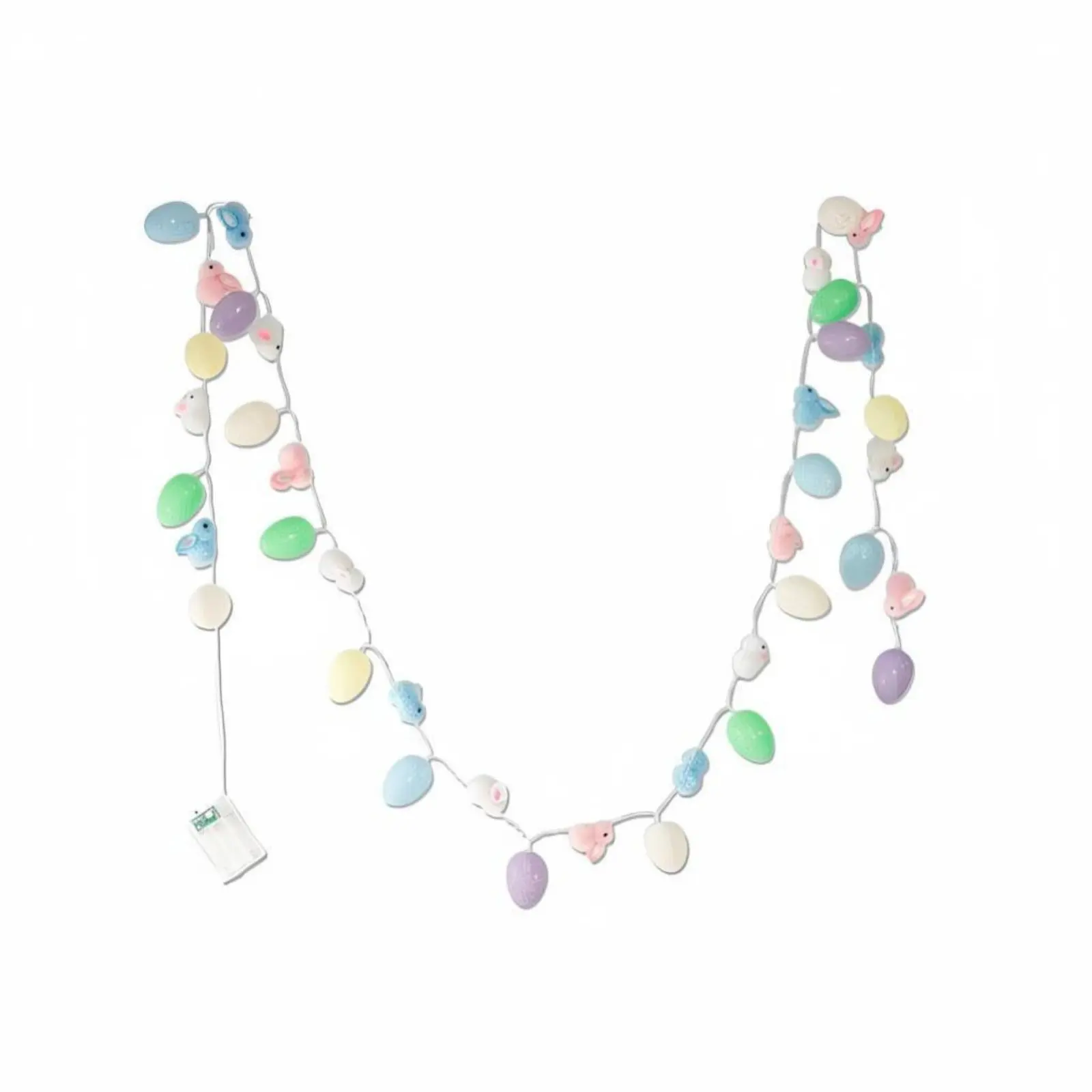 

Овальный подвесной светильник «Пасхальный кролик», декоративная гирлянда для стекла, стены, спальни, мягкое свечение, пастельные тона