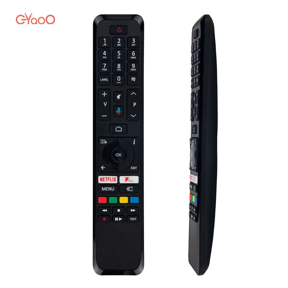 Replacement For Vestel Voice Remote Control Smart TV Remoto Netflix Button For Finlux Edenwood 4K Smart Television