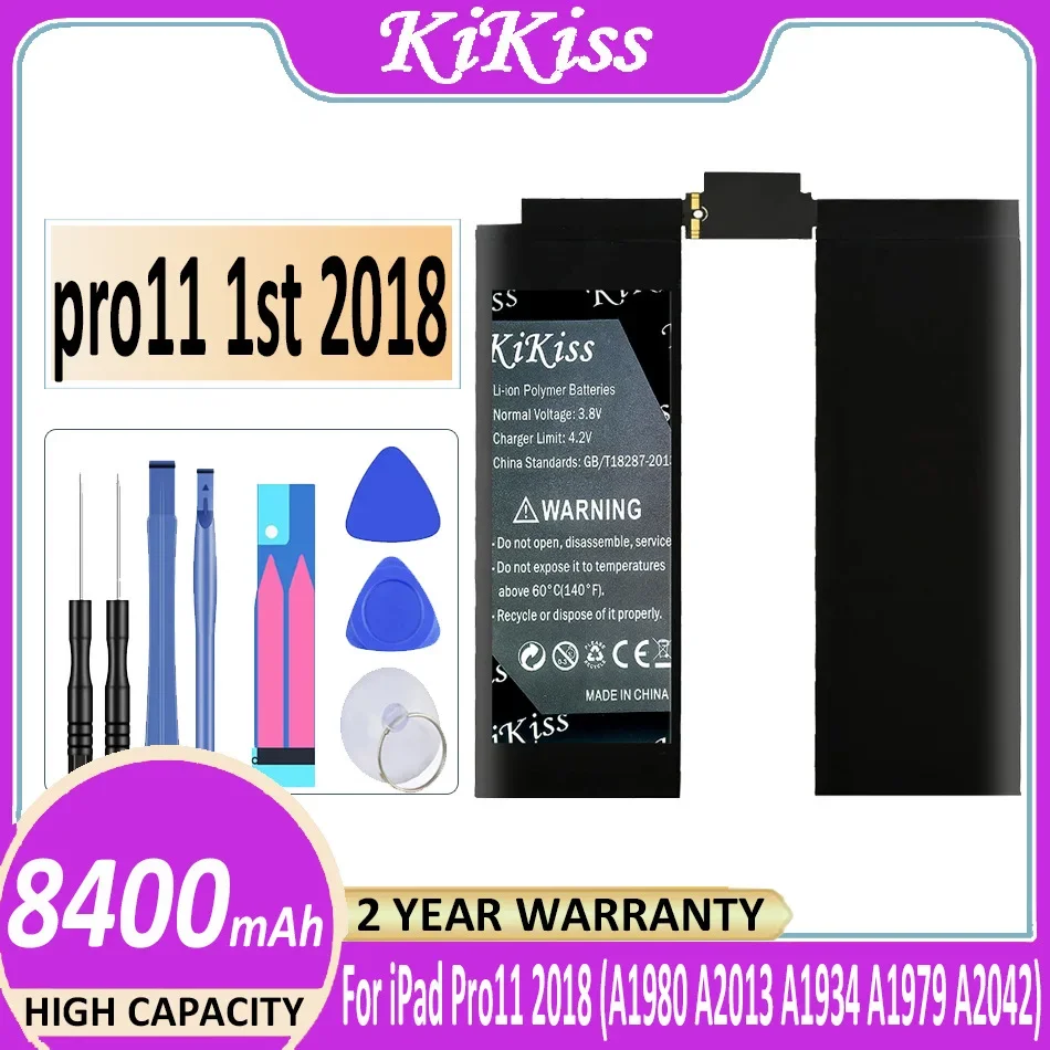 

KiKiss Battery For iPad Pro 11 2018 A1980 A2013 A1934 A1979 A2042/2020 A2228 2rd 2th