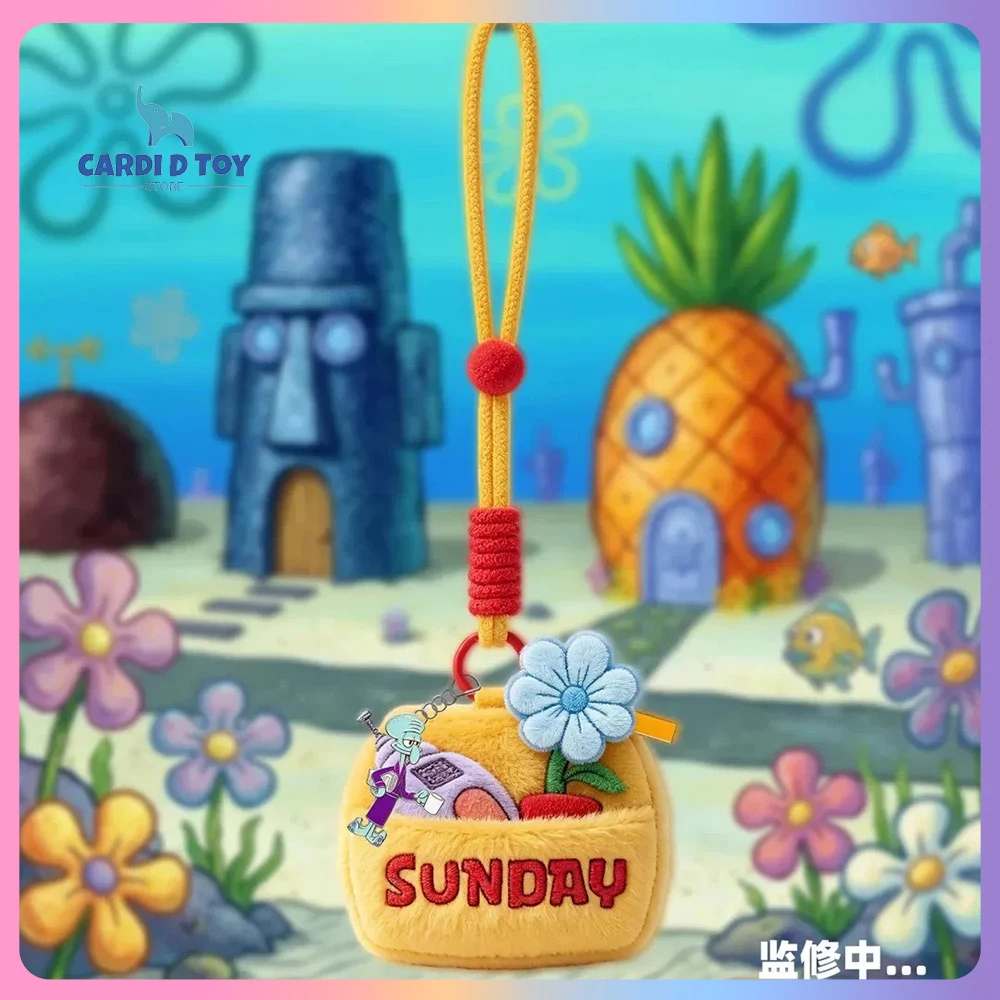

New Genuine Squidward'S Daily Life Blind Box Squidward'S Daily Life Peripherals Coin Purse Keyring Gift Coin Purse Mystery Box