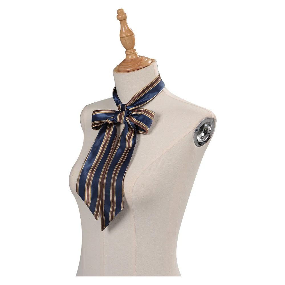 M3gan Necktie Cosplay Costume para Crianças, Presentes de Halloween, Acessórios de Figurinos, Filmes, M3GAN, Fantasia Props, Girls Neck Tie, Peruca para Mulheres