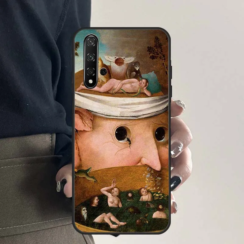 Hieronymus Bosch Art Painting Case For Huawei Mate 60 Pro P60 P40 P30 Lite Nova 5T 3i 8i 11i Nova 9 10 SE Y60 Y61 Y70 Y90