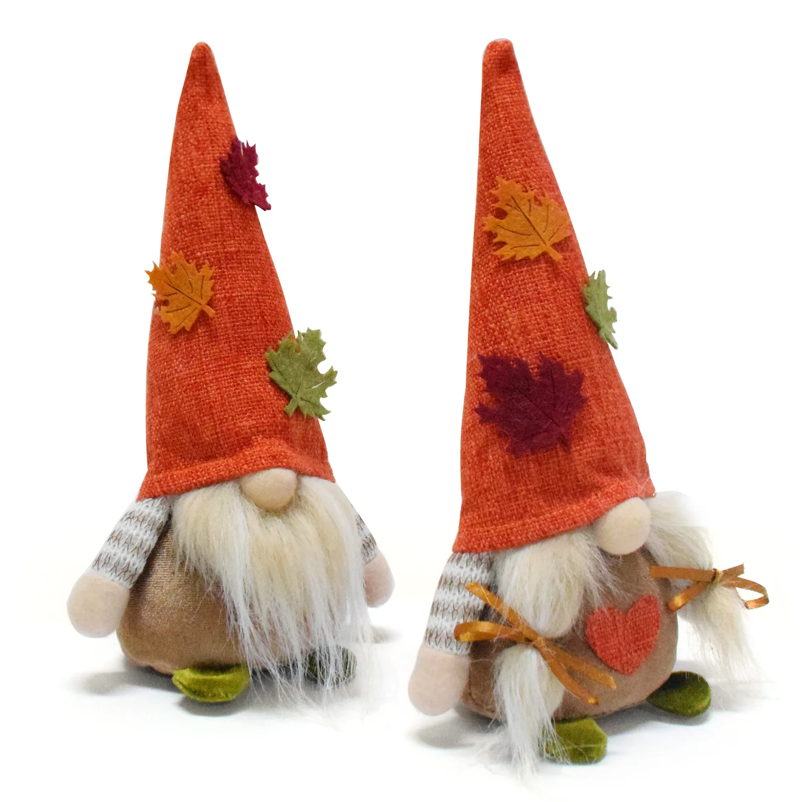 New Thanksgiving Autumn goblin doll toy ornament Maple Leaf Faceless Doll Rudolf Dwarf Dolls