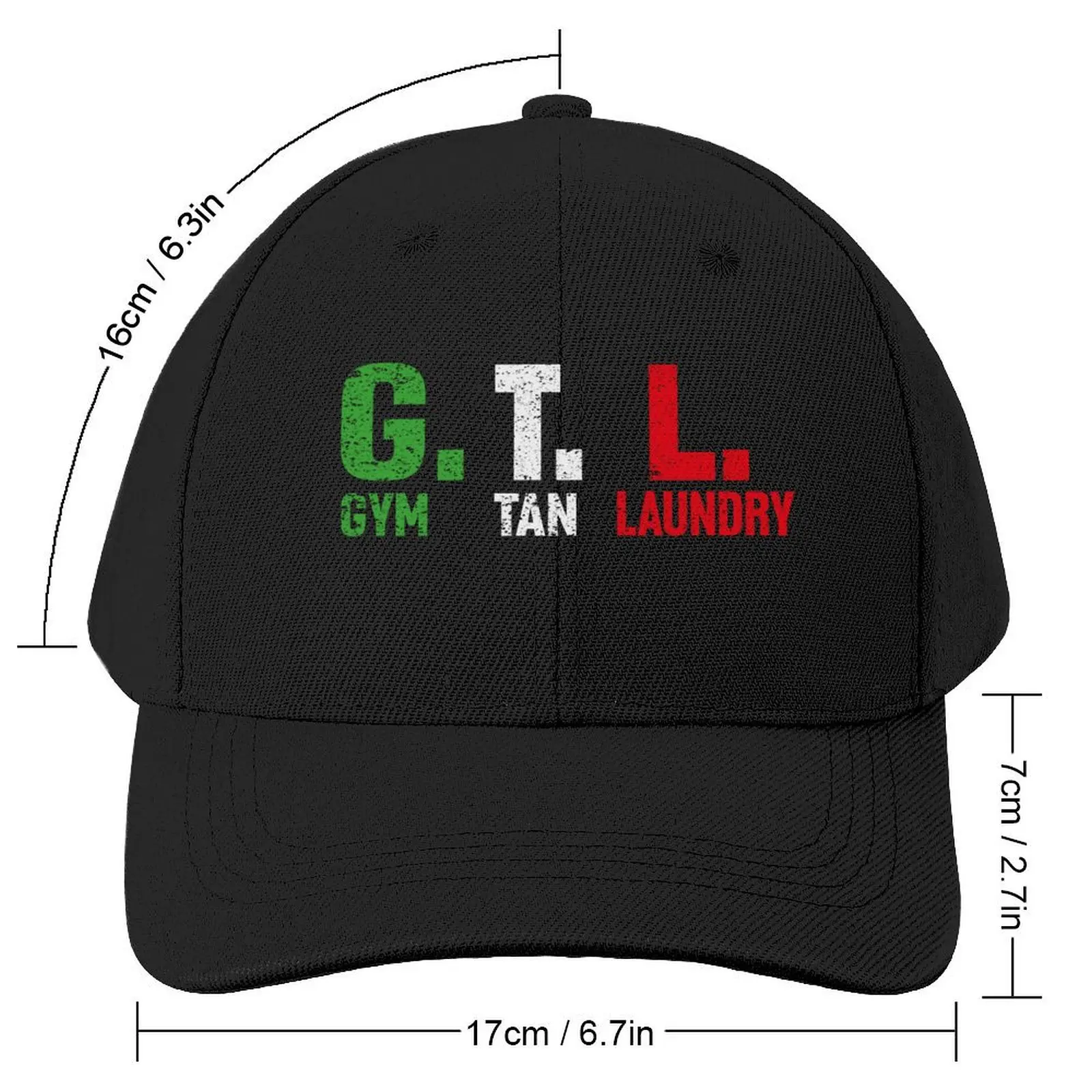 Gtl, Gym Tan Laundry Baseball Cap Hat Beach Sunscreen For Women Men's